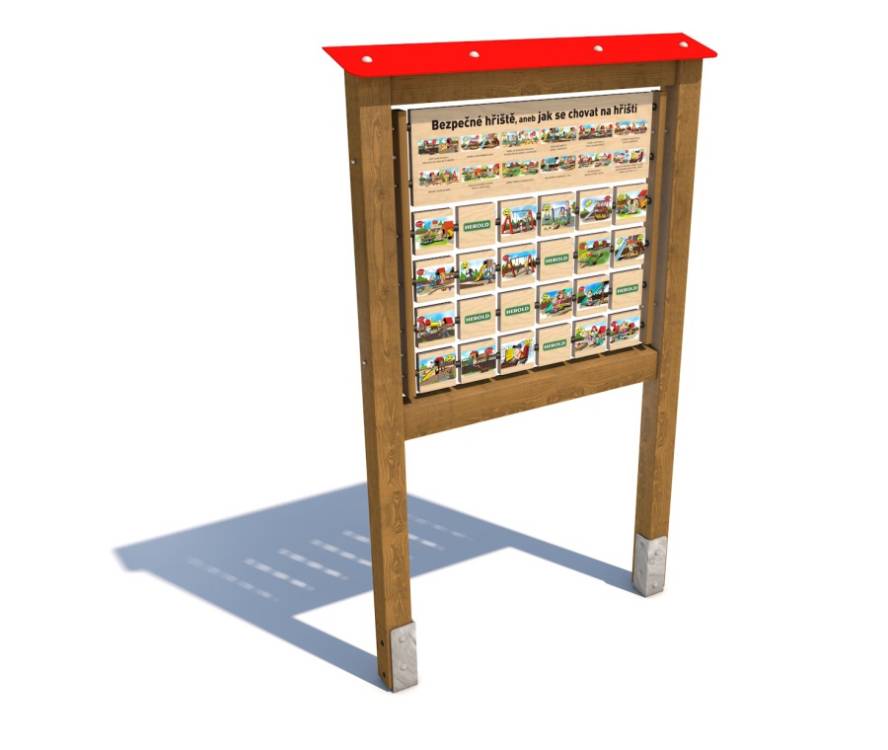 Obrázek k výrobku 91096 - Monkeys Edukační panel Pexeso - Bezpečné hřiště 160 Monkeys Edukační panel Pexeso - Bezpečné hřiště 160