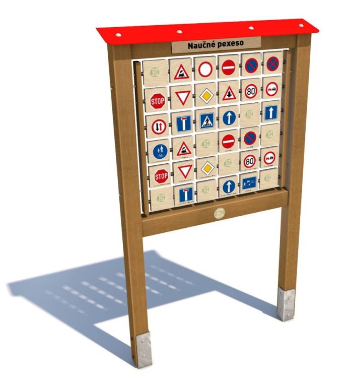 Obrázek k výrobku 91087 - Monkeys Edukační panel Pexeso - Dopravní značky 200 Monkeys Edukační panel Pexeso - Dopravní značky 200