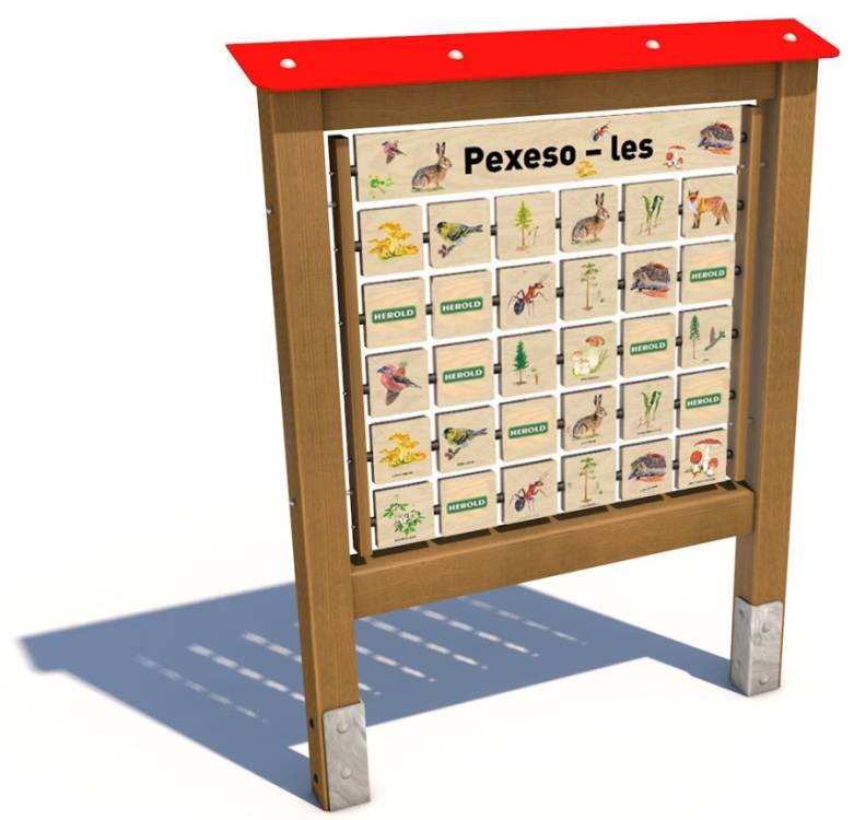 Obrázek k výrobku 91065 - Monkeys Edukační panel Pexeso - Les 160