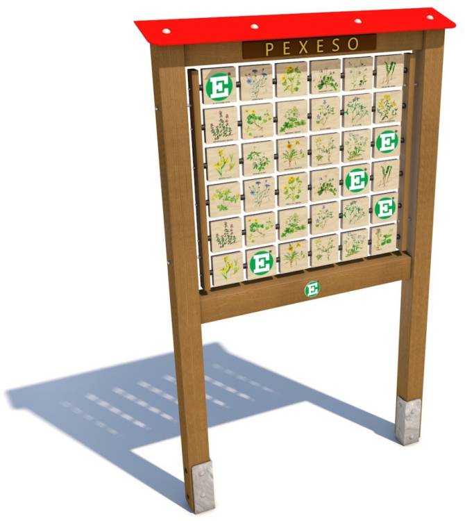 Obrázek k výrobku 91072 - Monkeys Edukační panel Pexeso - Rostliny 200 Monkeys Edukační panel Pexeso - Rostliny 200