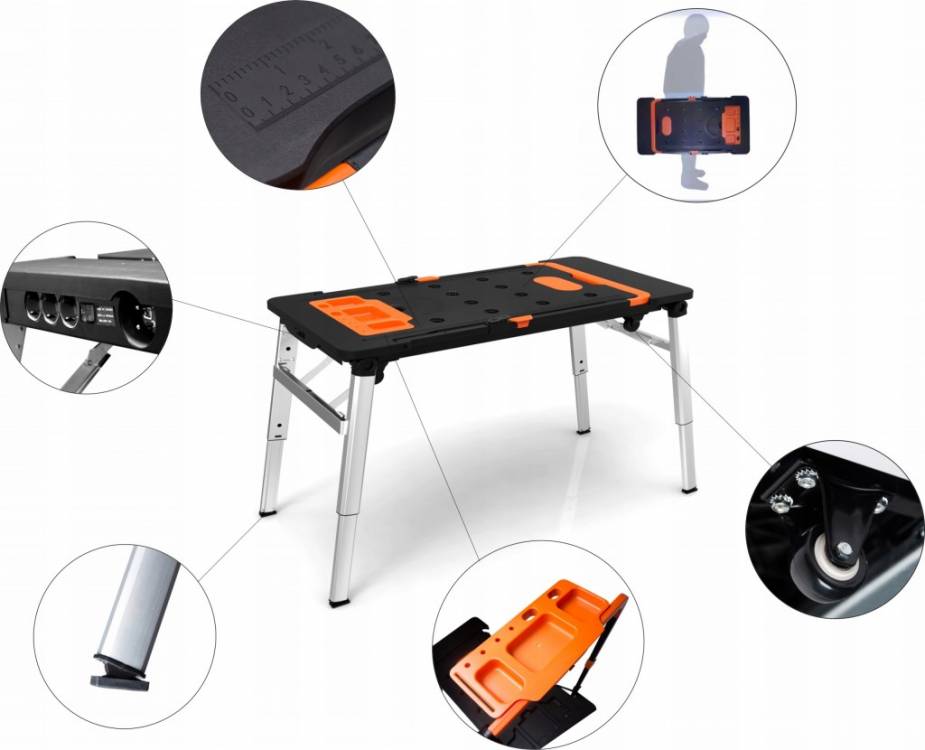 Obrázek k výrobku 81154 - Multifunkční pracovní stůl 7v1