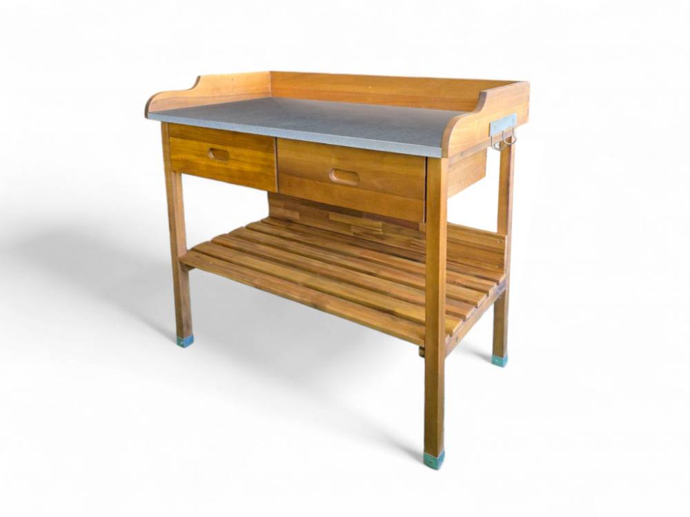 Obrázek k výrobku 93018 - Multifunkční zahradní grilovací stolek Alan dřevěný