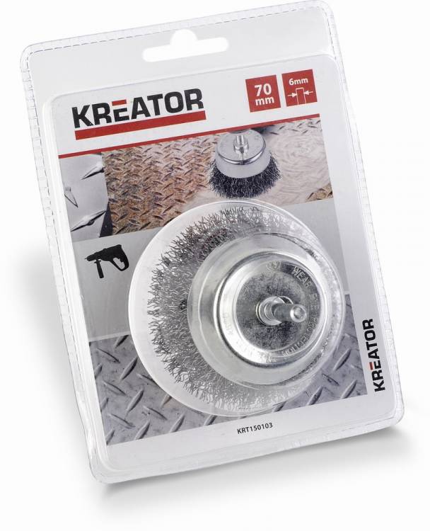 Obrázek k výrobku 15064 - Ocelová kartáč na vrtačky 70mm