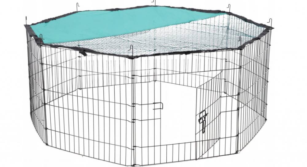 Obrázek k výrobku 93469 - Ohrádka pro drobná zvířata včetně sítě se sluneční clonou