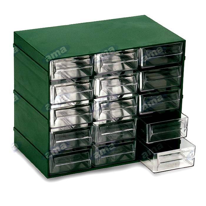 Obrázek k výrobku 2759 - Organizér na spojovací materiál 15 zásuvek