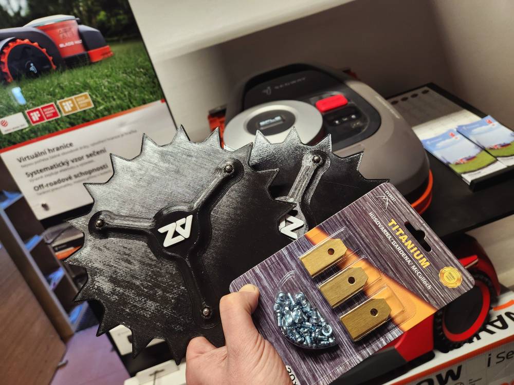 Obrázek k výrobku 90151 - Ozubená kolečka a sada 30 ks nožů Segway Navimow