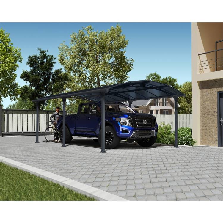 Obrázek k výrobku 62423 - Palram Arcadia 6400 hliníkový (montovaný) přístřešek s obloukovou střechou