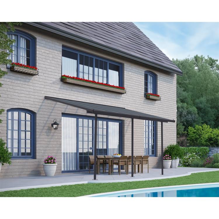 Obrázek k výrobku 67830 - Palram Capri 4200 antracit 3 x 4,25 hliníková (montovaná) pergola