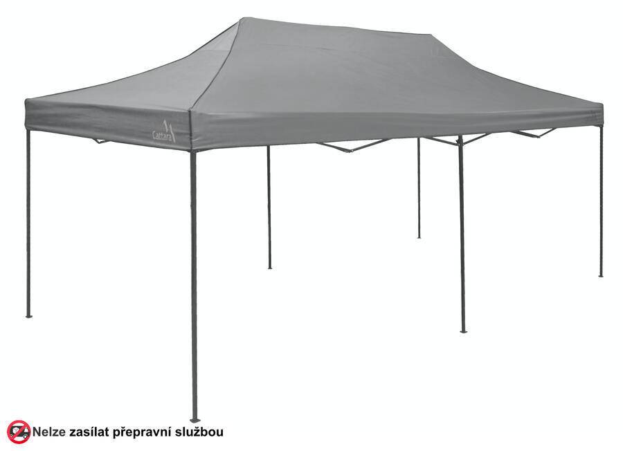 Obrázek k výrobku 79691 - Párty stan nůžkový 3x6m šedý WATERPROOF