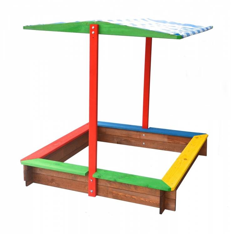 Obrázek k výrobku 34665 - pískoviště SE STŘÍŠKOU - FSC .