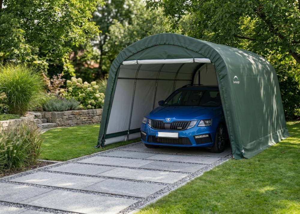 Obrázek k výrobku 40165 - plachtová garáž SHELTERLOGIC 3,0x4,6 m - 62589EU