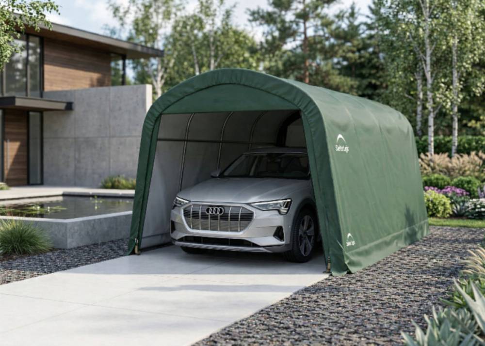 Obrázek k výrobku 40168 - plachtová garáž SHELTERLOGIC 3,7x6,1 m - 62760EU