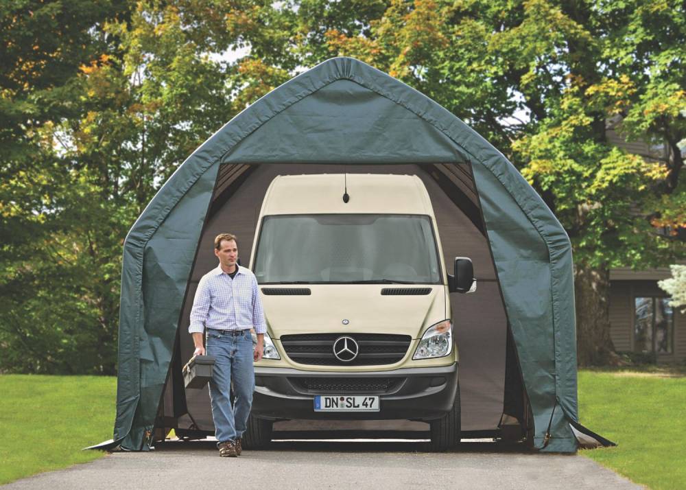 Obrázek k výrobku 40169 - plachtová garáž SHELTERLOGIC 3,9x6,1 m - 62730EU