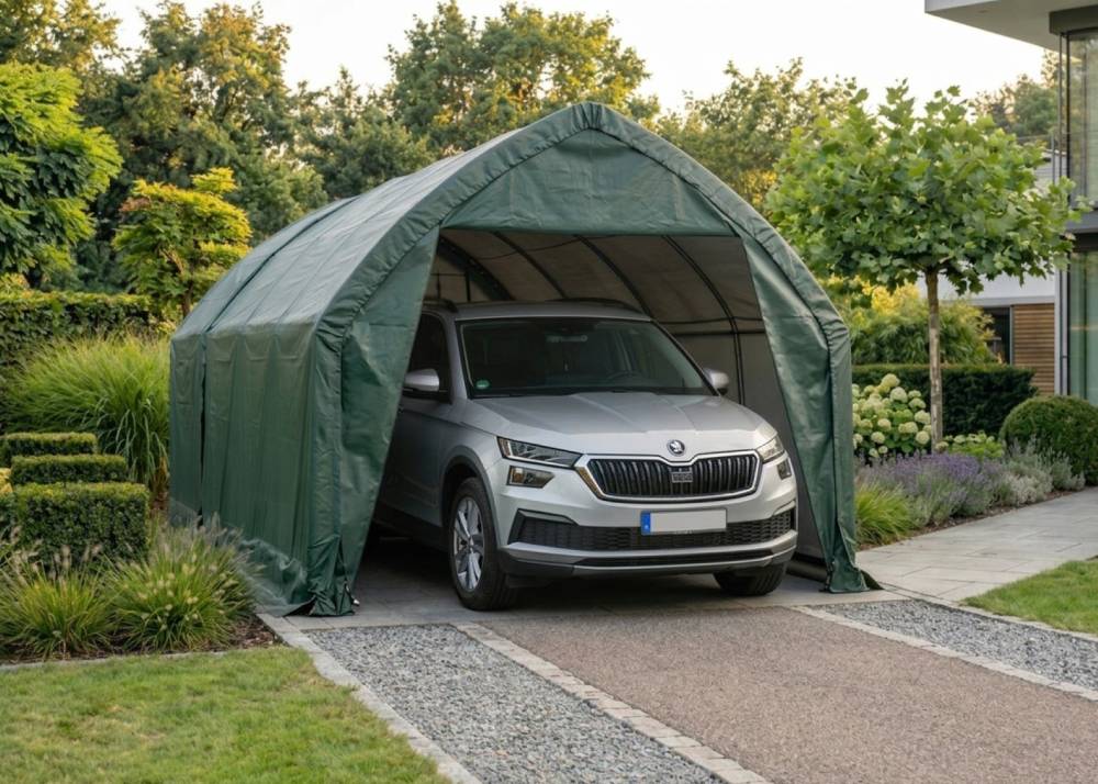 Obrázek k výrobku 40169 - plachtová garáž SHELTERLOGIC 3,9x6,1 m - 62730EU