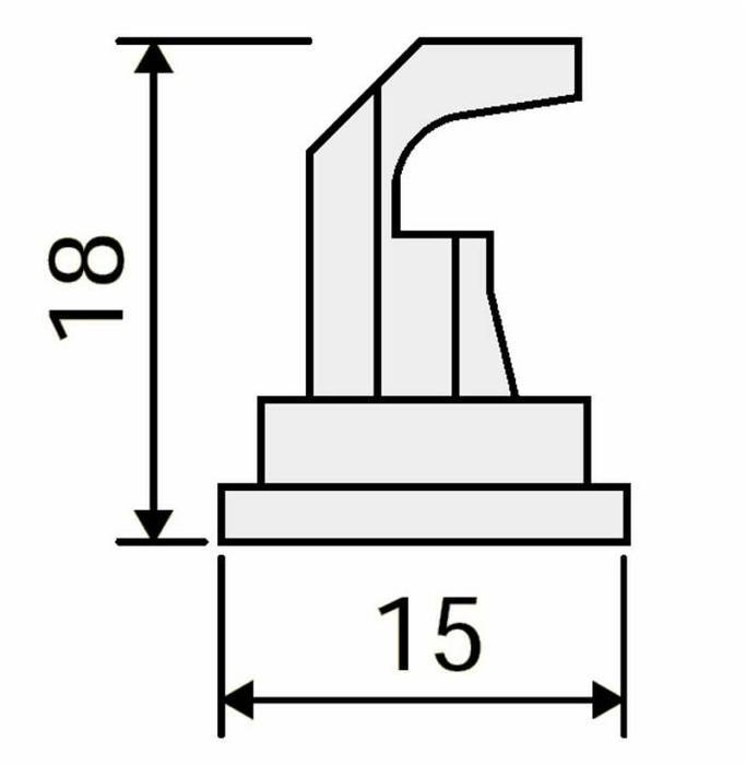 Obrázek k výrobku 47181 - PLASTIC MIRROR NOZZLE