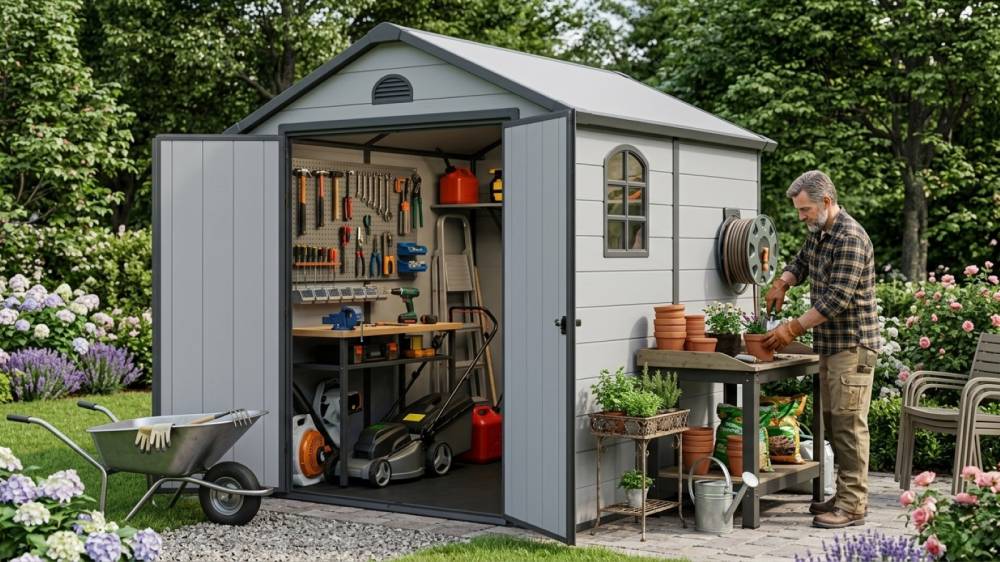 Obrázek k výrobku 82592 - plastový domek LANITPLAST LONGFORD 66 LG4016