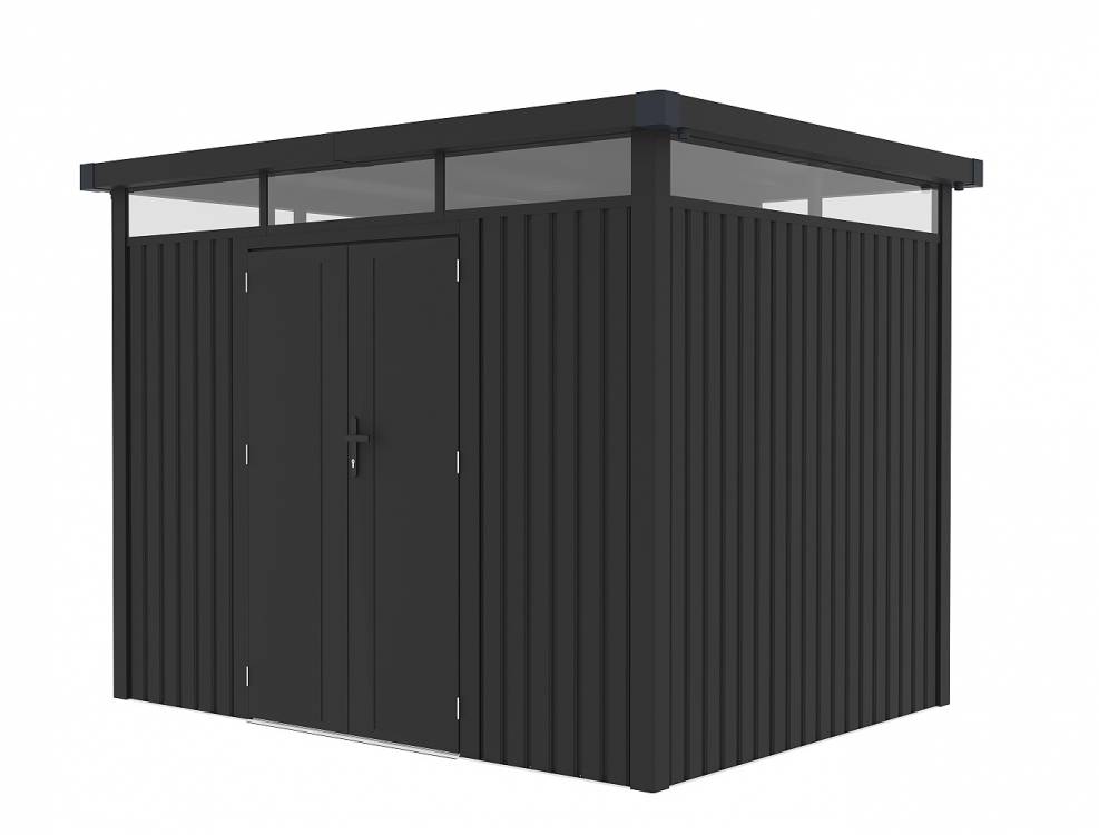 Obrázek k výrobku 82590 - plechový domek LANITPLAST MARBURG 108 ANTRACIT LG4018