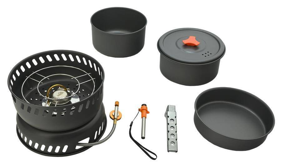 Obrázek k výrobku 90763 - Plynový vařič s nádobím TREK sada 9ks