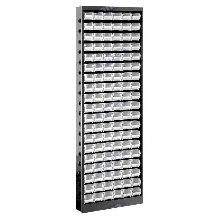 Obrázek k výrobku 5272 - Policový regál s boxy 114ks