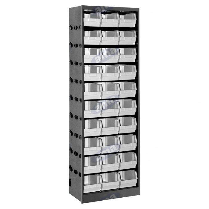 Obrázek k výrobku 5274 - Policový regál s boxy 30ks