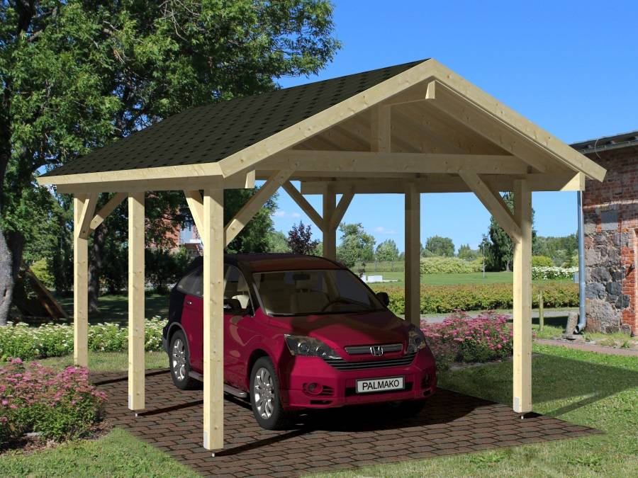 Obrázek k výrobku 28294 - Přístřešek na auto Robert 11,7 m2 .