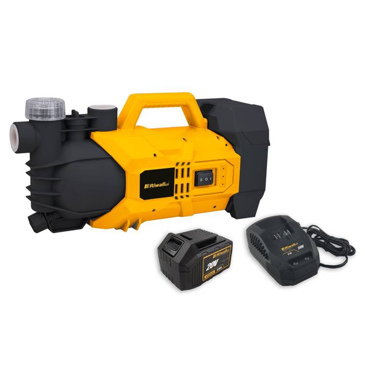 Obrázek k výrobku 75166 - Riwall PRO RAJP 2820 SETaku 20V čerpadlo + 4 Ah baterie + nabíječka