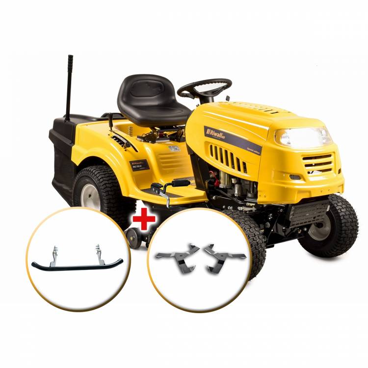 Obrázek k výrobku 69788 - Riwall PRO RLT 92 H POWER KIT travní traktor se zadním výhozem a hydrostatickou převodovkou + nárazník