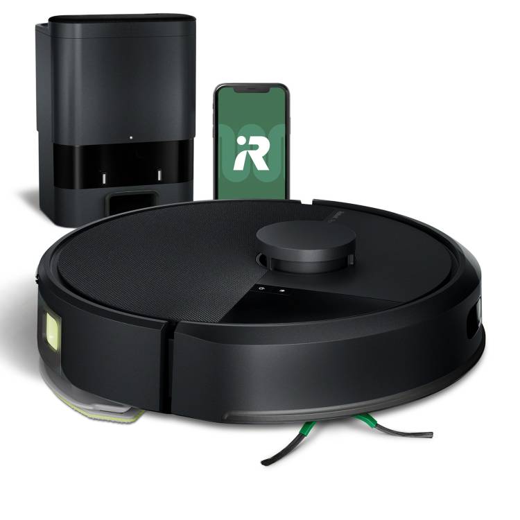 Obrázek k výrobku 93919 - Robotický vysavač a mop Roomba® 105 Combo s AutoEmptyTM Dock (černý)