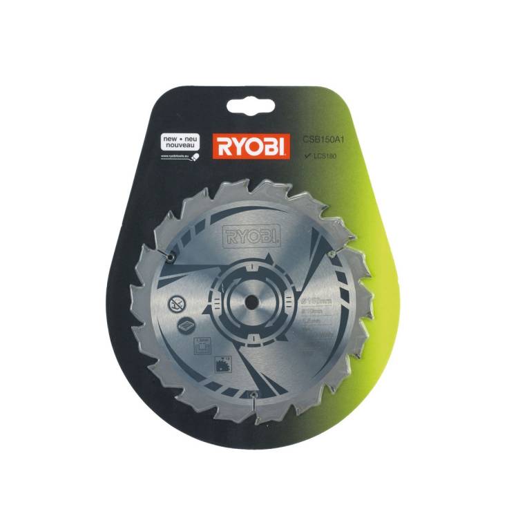 Obrázek k výrobku 26494 - Ryobi CSB 150 A1 - pilový kotouč pro okružní pily LCS 180, RWSL 1801 M (150x10, 18 z.)