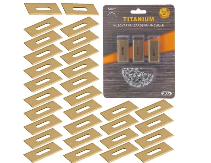 Obrázek k výrobku 90569 - Sada náhradních nožů 30 ks - Robotická sekačka Luba Mammotion