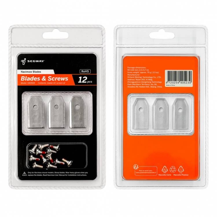 Obrázek k výrobku 80230 - Sada náhradních nožů - Robotická sekačka Segway