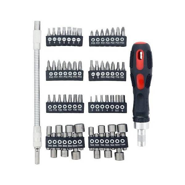 Sada ráčnový šroubovák 58 dílů