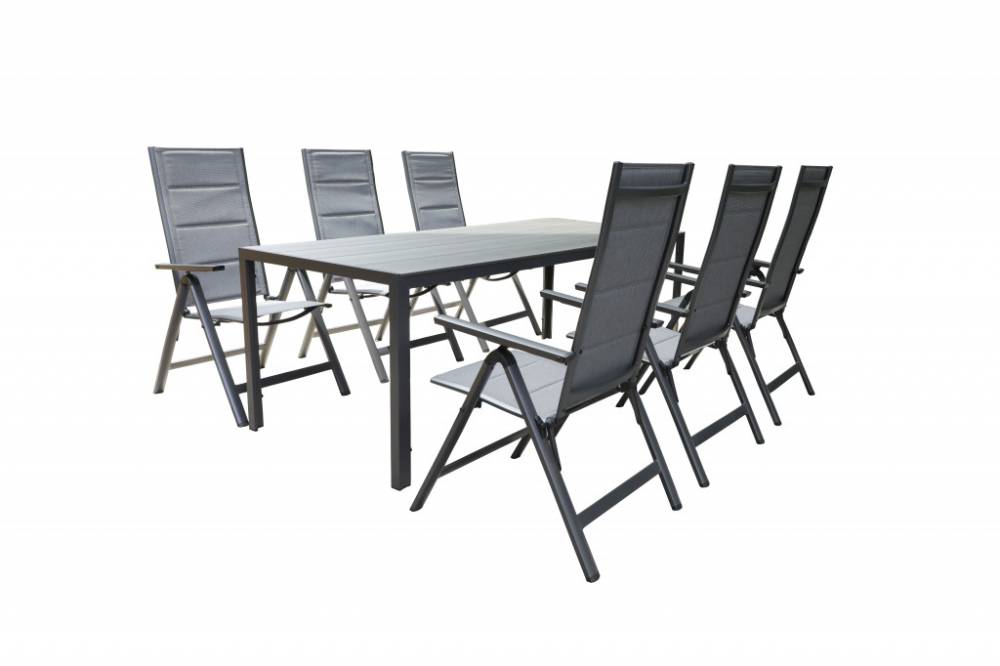 Obrázek k výrobku 90339 - Sada zahradního hliníkového nábytku Haggen 6+1