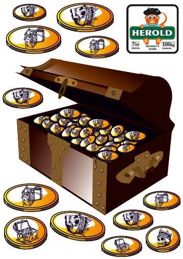 Obrázek k výrobku 53598 - Samolepky na skluzavku TRUHLA .