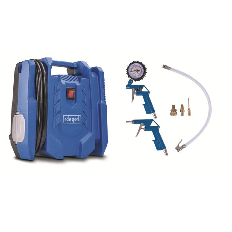Obrázek k výrobku 93391 - Scheppach Air Force 7bezolejový mobilní kompresor (230 V)