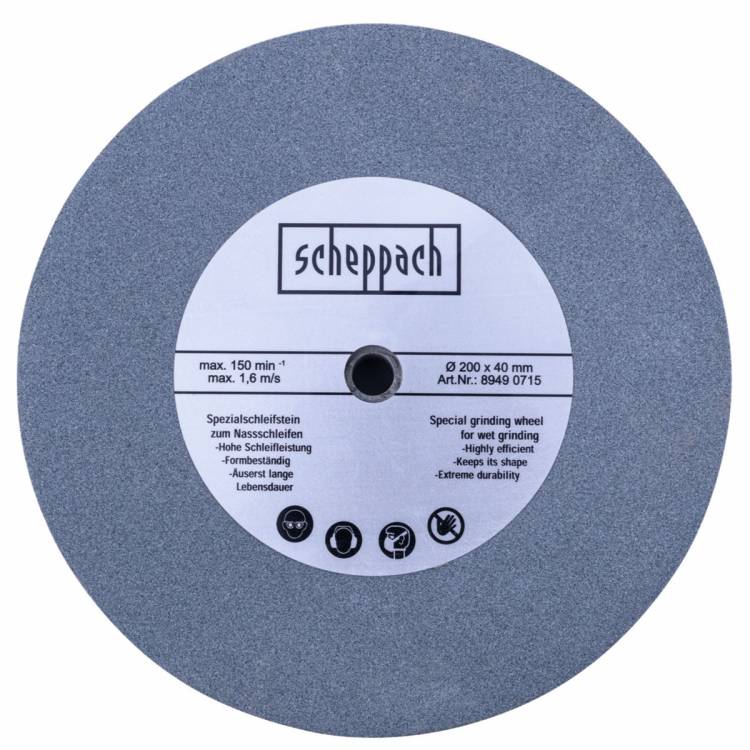 Obrázek k výrobku 26356 - Scheppach brusný kotouč 200 x 40 x 12 mm (Tiger 2000s / nsm 200 / WG 08) -