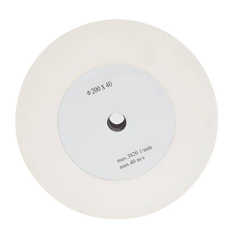 Obrázek k výrobku 54165 - Scheppach brusný kotouč (bílý) pro SM 200 / SM 200 AL (200 x 40 x 15,88 mm) -