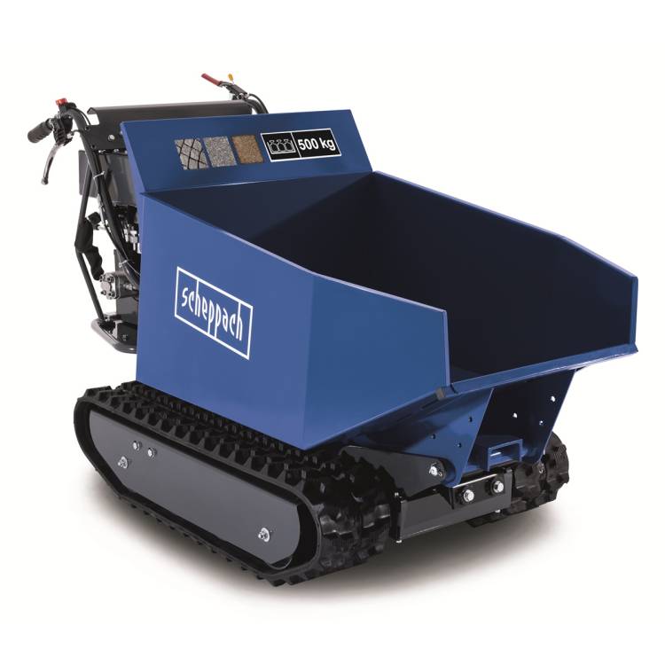 Obrázek k výrobku 21237 - Scheppach DP 5000 pásový přepravník 500 kg s hydraulickým sklápěním korby