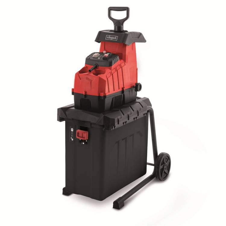 Obrázek k výrobku 95026 - Scheppach GS 70elektrický válcový drtič větví 2800 W s boxem na štěpky