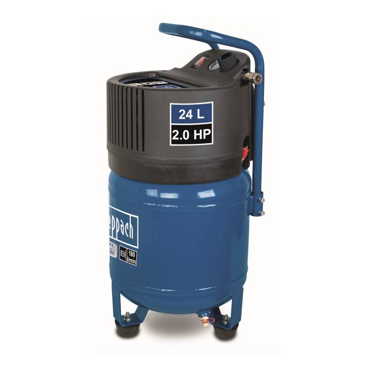 Obrázek k výrobku 34618 - Scheppach HC 24 V - bezolejový vertikální kompresor