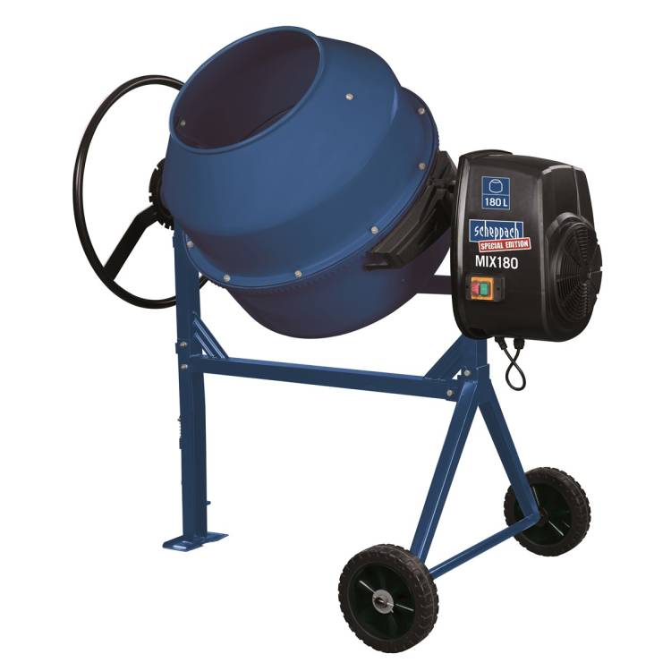 Obrázek k výrobku 30877 - Scheppach MIX 180 - stavební míchačka na beton 180 l