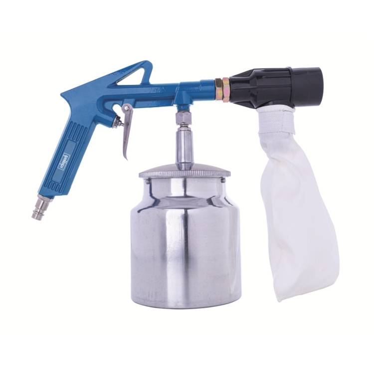 Obrázek k výrobku 37804 - Scheppach Pneumatická pískovací pistole se sběrem abraziva -