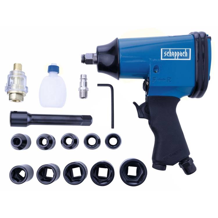 Obrázek k výrobku 37801 - Scheppach Pneumatický rázový utahovák 1/2" -