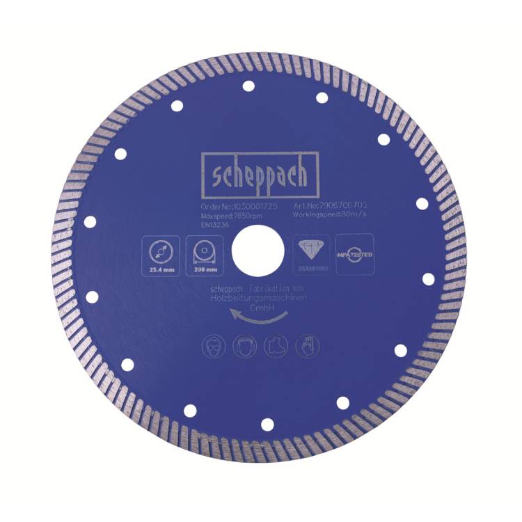 Obrázek k výrobku 49213 - Scheppach řezný kotouč profesionální pro FS 3600, pr. 200/25,4 -