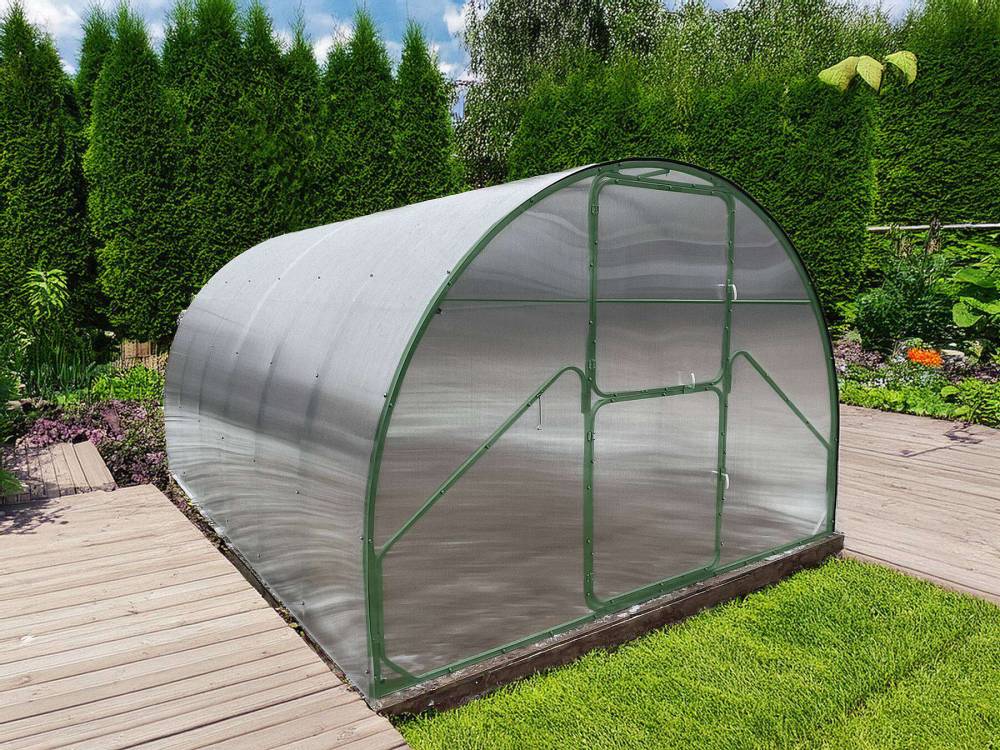 Obrázek k výrobku 92453 - skleník LANITPLAST DODO 300 3x4 m PC 6 mm zelený LG4353