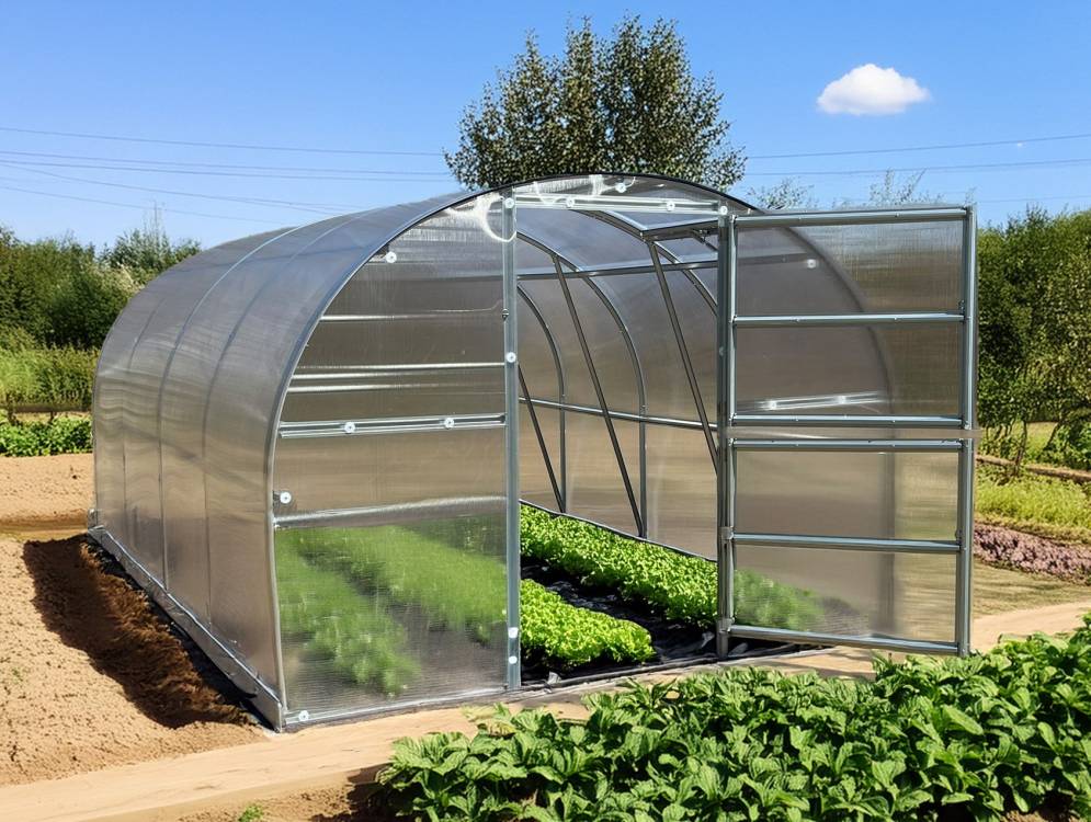 Obrázek k výrobku 92609 - skleník LANITPLAST KYKLOP2 3x8 m PC 4 mm LG4338