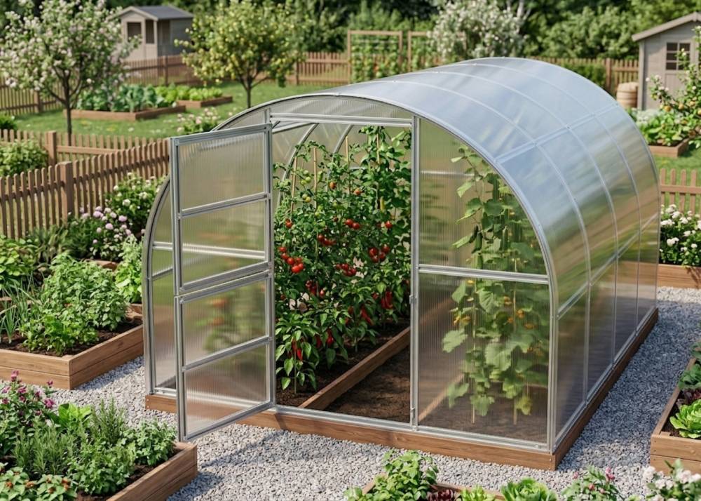 Obrázek k výrobku 79556 - skleník LANITPLAST TIBERUS 3x6 m PC 4 mm LG2860