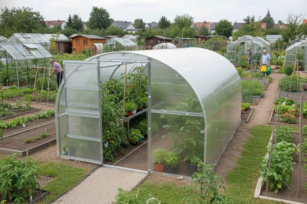 Obrázek k výrobku 94945 - skleník LANITPLAST TIBERUS SE 3x4 m PC 6 mm LG4796