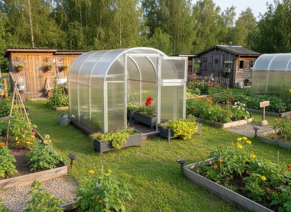 Obrázek k výrobku 90867 - skleník VITAVIA BOHEMY 8000 PC 6 mm LG4178