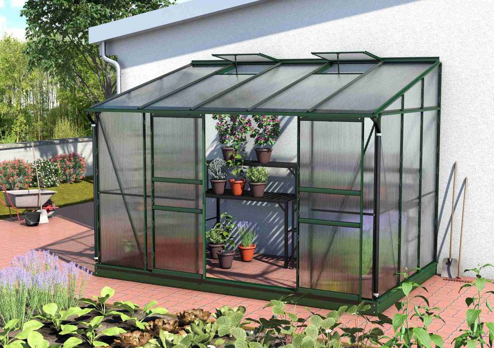 Obrázek k výrobku 41866 - skleník VITAVIA IDA 6500 PC 4 mm zelený